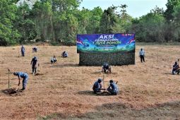 Lanud Iswahjudi tanam bibit pohon dukung Penanaman Satu Juta Pohon