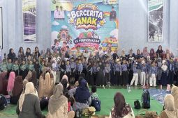 Dispersip Kotabaru gandeng Arutmin tingkatkan budaya baca sejak dini