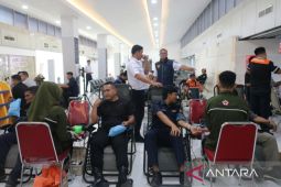 KAI Sumut gelar donor darah secara berkelanjutan sukung stok darah