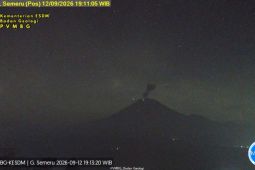 Gunung Semeru erupsi, letusan setinggi 900 meter