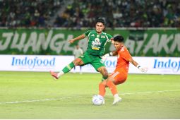 Persebaya akui kesulitan lawan 10 pemain PSIM