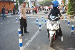 Satlantas Tulungagung gelar edukasi keselamatan berkendara di CFD