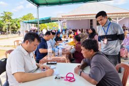 PT Timah hadirkan layanan kesehatan gratis di Air Rayak Belitung