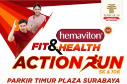 Hemaviton Fit & Health Action Run 2026 ramaikan Surabaya dengan lomba lari