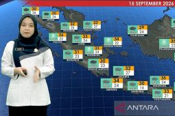 BMKG prakirakan sejumlah wilayah berpotensi diguyur hujan pada Selasa