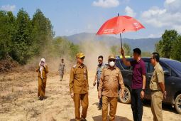 Bupati Kotabaru tinjau lokasi rencana pembangunan jalan menuju pelabuhan