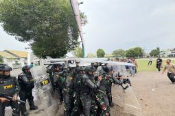Kodim 0103/Aceh Utara uji kemampuan prajurit antisipasi demo anarkis