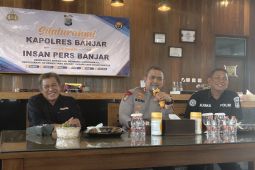 Kapolres Banjar komitmen perkuat sinergi dan komunikasi dengan insan pers