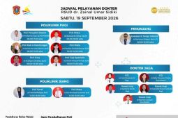 Akhir pekan 19 September 2026, RSUD ZUS buka poliklinik gigi spesialis