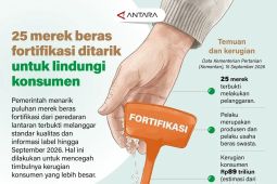 25 merek beras fortifikasi ditarik untuk lindungi konsumen