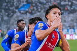 Gol Torres dan Marquinhos bantu PSG atasi perlawanan Marseille 2-1