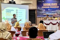 Kemenkum Malut gelar PKS dan sosialisasi percepatan pembentukan perseroan perorangan bagi pelaku usaha di Halteng