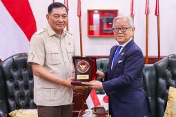 Menhan Sjafrie bahas penguatan pertahanan dengan Dubes Jepang