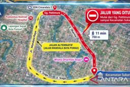 Dishub Bogor rekayasa lalu lintas di Sukaraja selama pelaksanaan Pawai Ta'aruf pada Rabu pagi