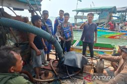 Polres Bangka Barat tertibkan tambang timah ilegal di Perairan Mentok