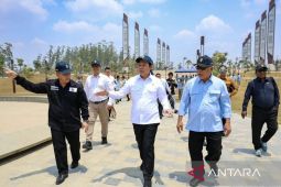 Ketua DPD RI tinjau progres pembangunan kawasan legislatif di IKN