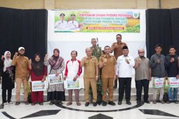 Rp400 juta bantu 106 petani terdampak bencana di Padang Panjang kembali berproduksi