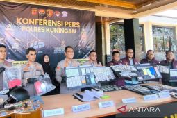 Polres Kuningan ungkap 12 kasus narkotika dan tangkap 22 tersangka dalam sebulan