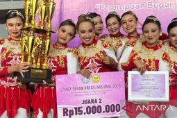 Perwosi Maluku pertahankan juara dua senam kreasi nasional