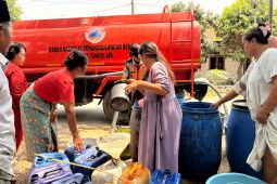 Pertamina EP Jatibarang menyuplai 10.000 liter air bantu warga di Indramayu