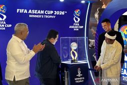 PSSI pamerkan trofi FIFA ASEAN Cup 2026 di Bandung