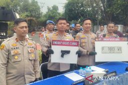 Polres Cianjur ringkus empat pelaku begal dengan senjata mainan