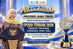 TP2DD Jatim raih penghargaan provinsi terbaik Jawa-Bali 2026