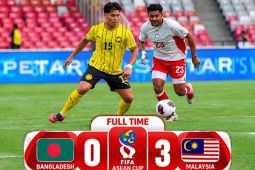 FIFA Asean Cup 2026 - Malaysia gilas Bangladesh tiga gol tanpa balas