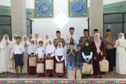 Peringati Hari Kesatuan Gerak Bhayangkari, Kapolres Simalungun santuni anak yatim