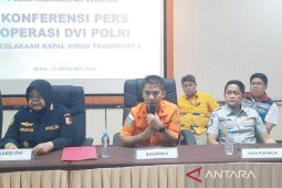Posisi tenggelam badan KM Virgo masih labil
