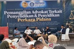 Peradi Medan bahas perlindungan hukum untuk advokat