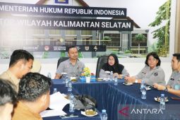 Sosialisasi tim kerja lintas instansi, Kemenkum Kalsel perkuat koordinasi dengan pemda