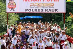 Polres Kaur resmikan Jembatan Merah Putih Presisi ke-10