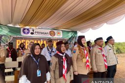 Wabup Debby: pramuka wadah pembentukan karakter generasi muda