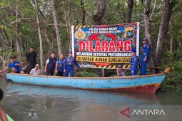 Polres Bangka Barat awasi DAS Kampak cegah tambang ilegal