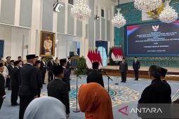 Bahlil resmi dilantik jadi Menko Hilirisasi dan Transisi Energi