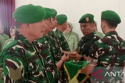 Dandim 0414/Belitung ingatkan personel naik pangkat junjung integritas pengabdian