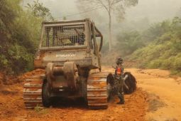 TNI AD buka akses jalan antardesa di Katingan melalui program MANDAU