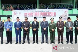 Bupati Jonius ajak masyarakat jaga nilai Pancasila bangun Taput dengan semangat kebersamaan