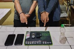 Dua pengedar narkoba di Simalungun diringkus, barang bukti 10 bungkus sabu