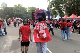 3 jam sebelum Indonesia vs Thailand, kawasan SUGBK "memerah"