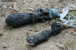 Warga kembali temukan dua mortir sisa konflik di sungai krueng Aceh