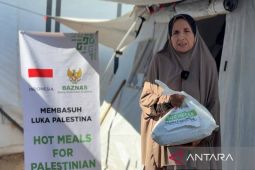 Baznas distribusikan makanan siap saji untuk 3.500 pengungsi di Gaza