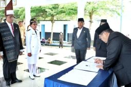 Pemkab Simalungun lantik 45 pejabat, di antaranya Ueki Damanik Kadis Pendidikan