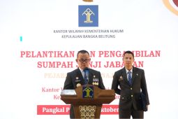 Kanwil Kemenkum Babel lantik Perancang Peraturan Perundang-undangan Ahli Muda
