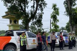 Satlantas Polres Langkat gelar patroli rutin UKL, jaga Kamseltibcarlantas dan Kamtibmas