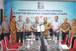 Kemenkum Sumut harmonisasi ranperda lahan pertanian pangan Dairi