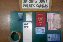 Polres Sambas ungkap modus penyimpanan sabu-sabu asal Malaysia