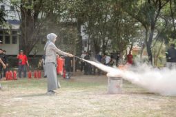 DASP UMS gelar pelatihan APAR bagi Satgas K3L dan satpam sebagai upaya tingkatkan tanggap darurat kebakaran