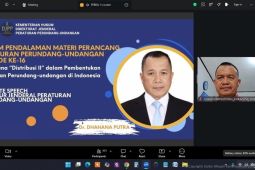 Kemenkum Babel dalami materi perancang peraturan perundangan-undangan